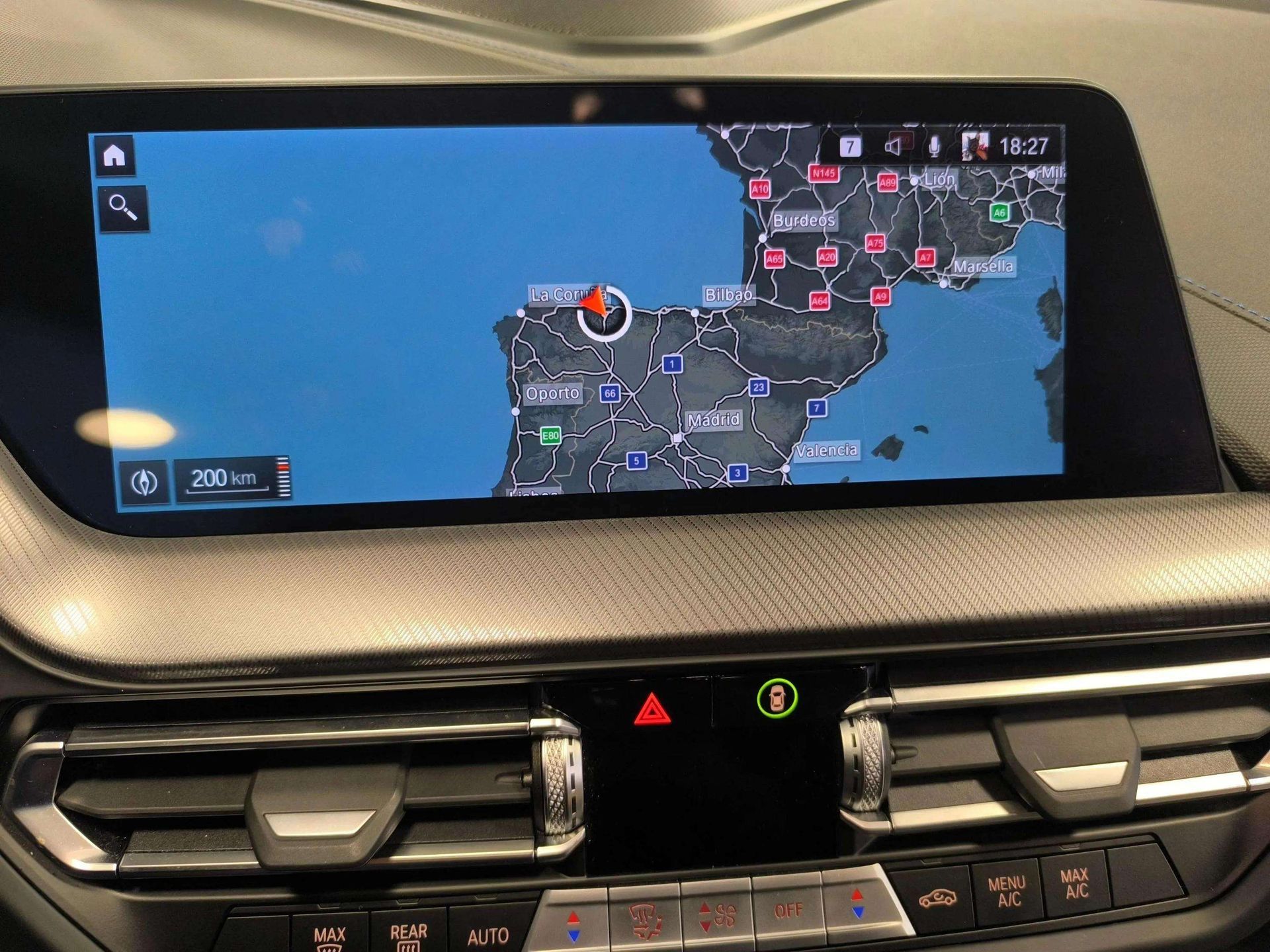 BMW Serie 1 118d color Negro. Año 2023. 110KW(150CV). Diésel. En concesionario Automóviles Oviedo S.A. de Asturias