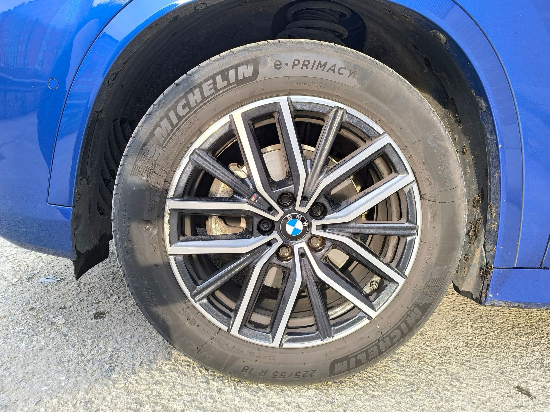 BMW X1 sDrive18d color Azul. Año 2022. 110KW(150CV). Diésel. En concesionario Automóviles Oviedo S.A. de Asturias