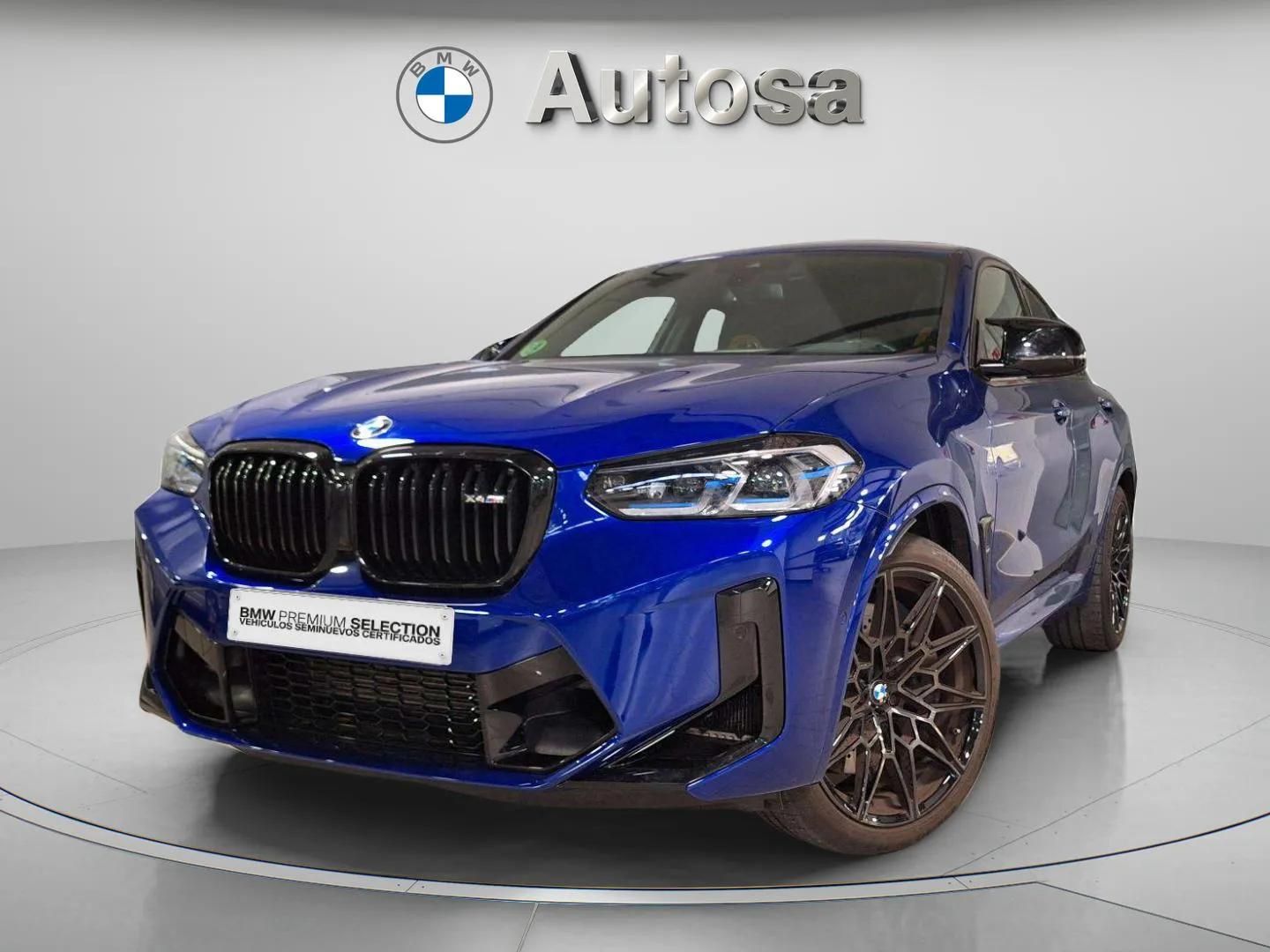 Fotos de BMW M X4 M color Azul. Año 2022. 353KW(480CV). Gasolina. En concesionario Automóviles Oviedo S.A. de Asturias