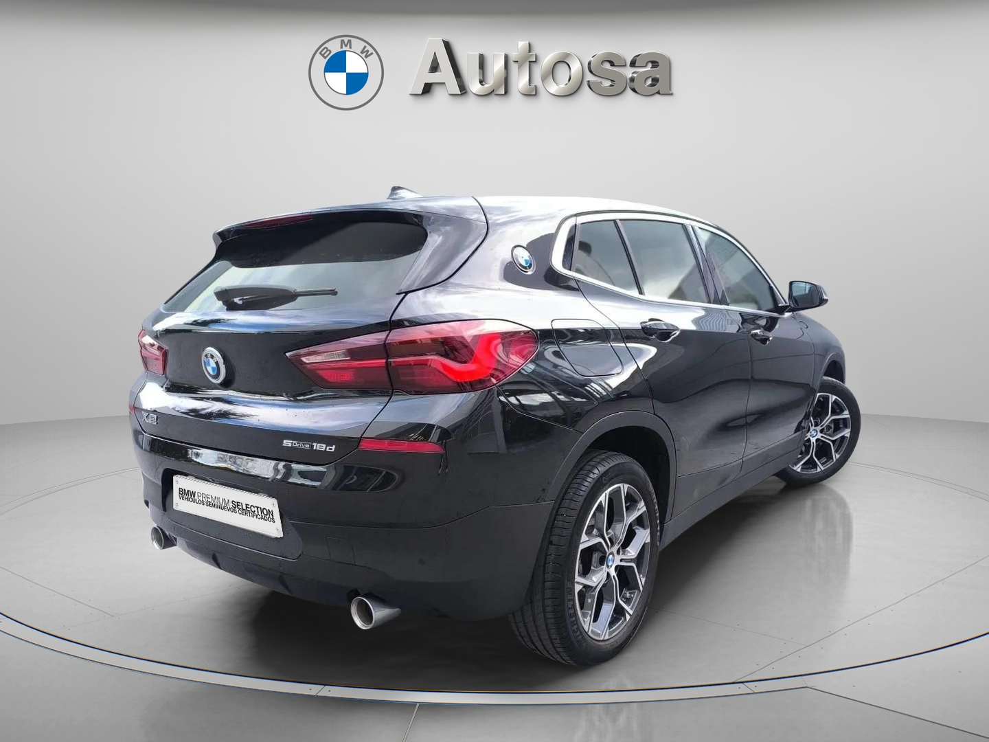 BMW X2 sDrive18d color Negro. Año 2020. 110KW(150CV). Diésel. En concesionario Automóviles Oviedo S.A. de Asturias