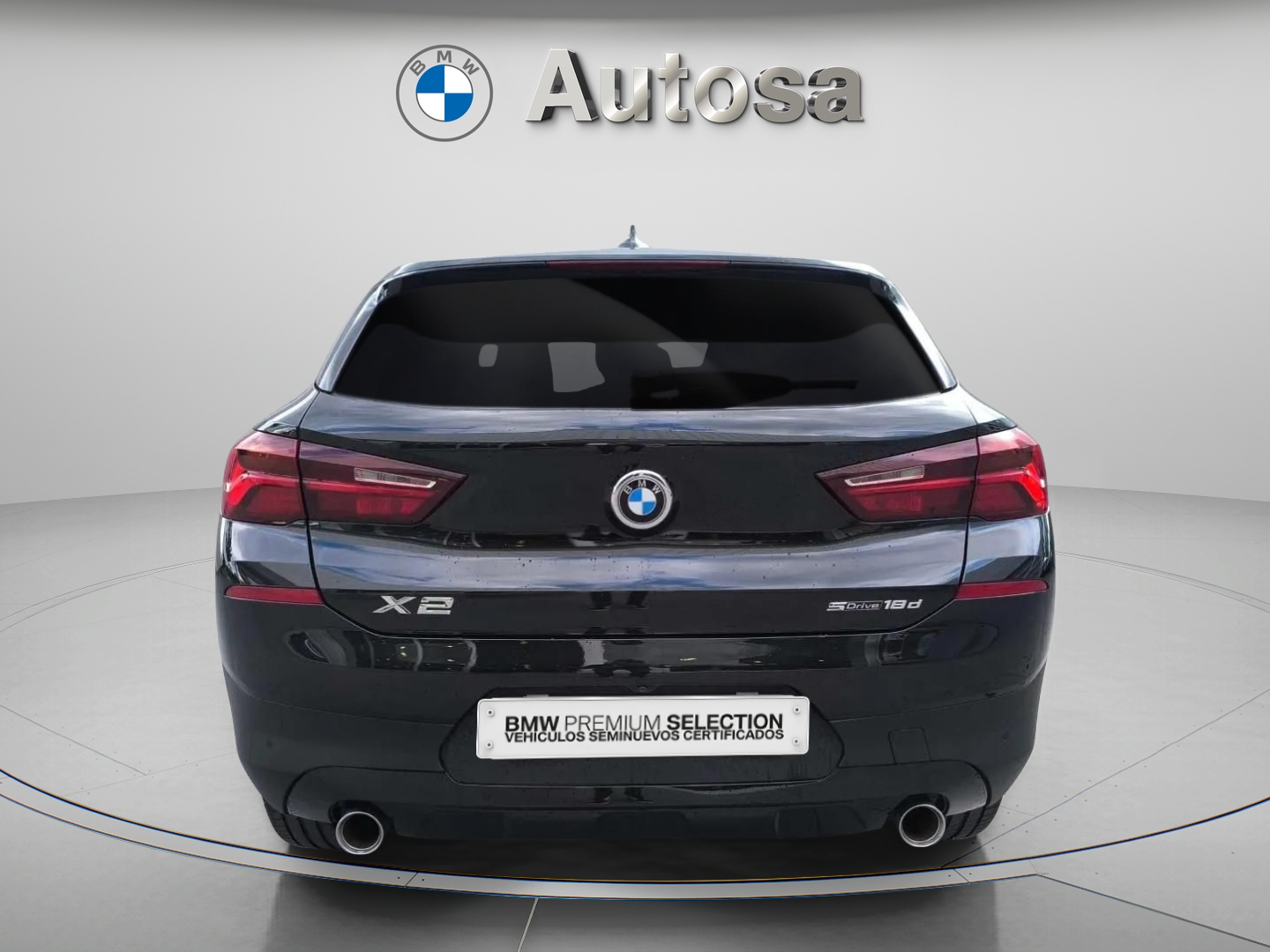 BMW X2 sDrive18d color Negro. Año 2020. 110KW(150CV). Diésel. En concesionario Automóviles Oviedo S.A. de Asturias