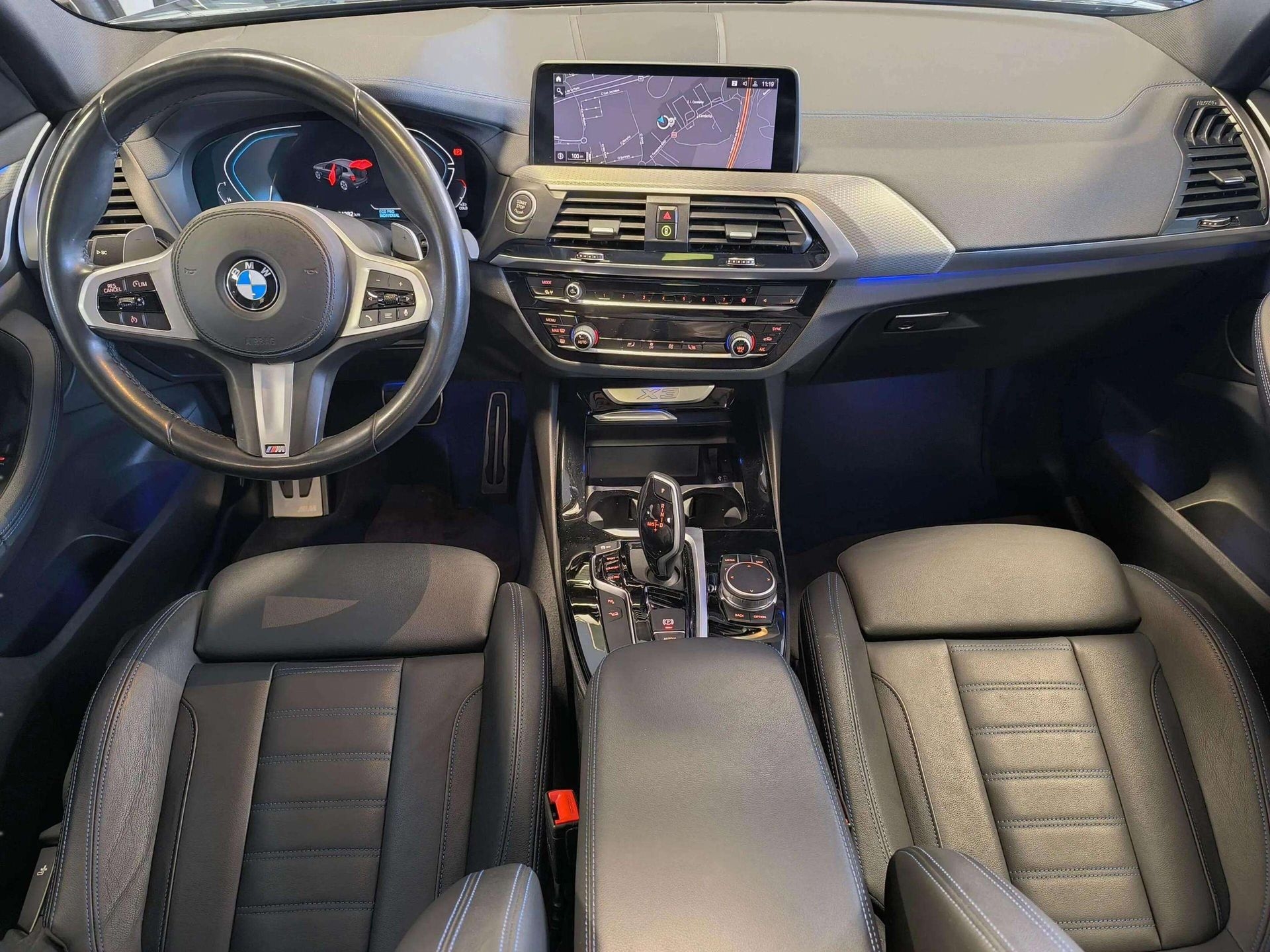 BMW X3 xDrive20d color Negro. Año 2021. 140KW(190CV). Diésel. En concesionario Automóviles Oviedo S.A. de Asturias