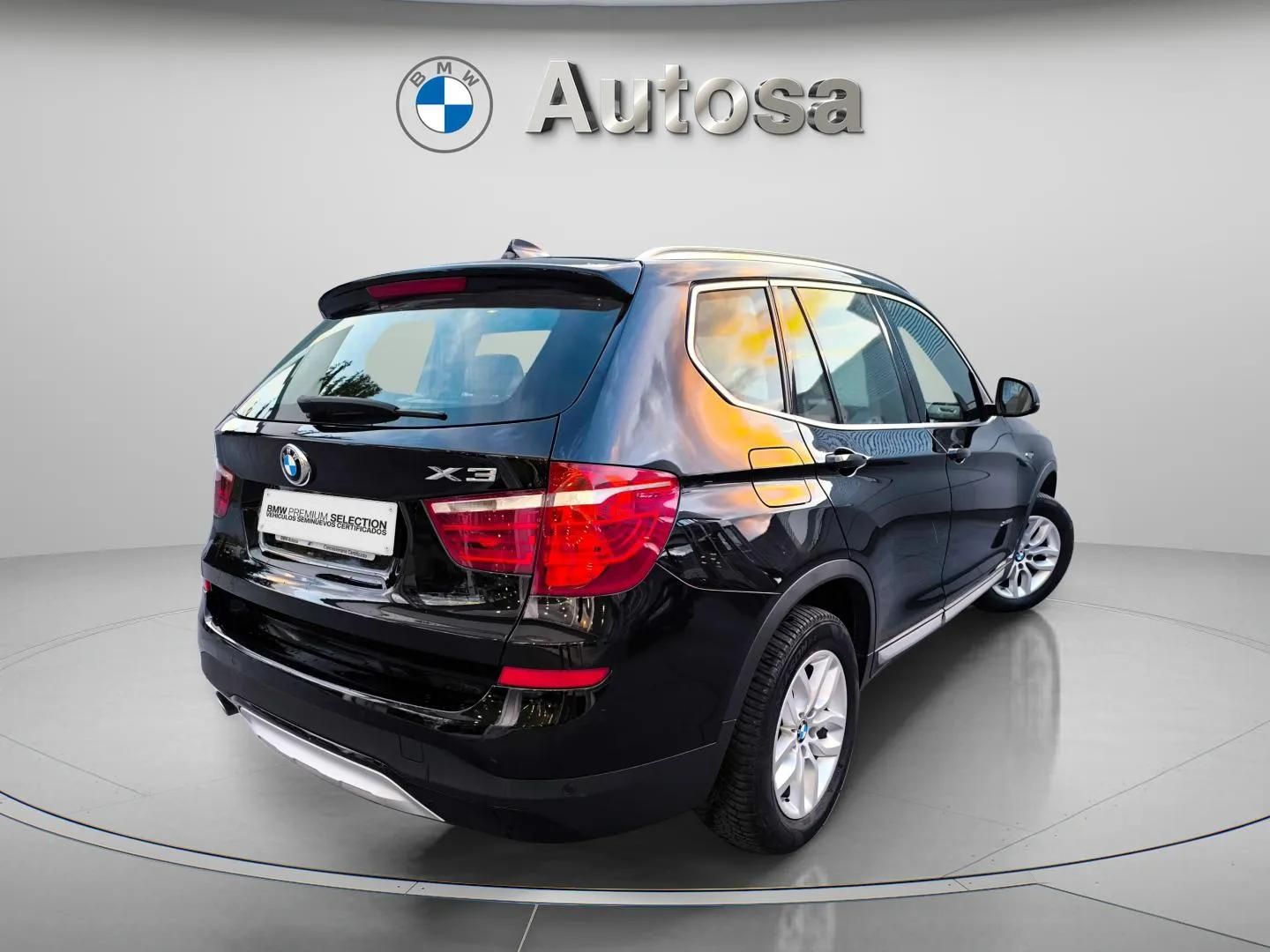 BMW X3 xDrive20d color Negro. Año 2017. 140KW(190CV). Diésel. En concesionario Automóviles Oviedo S.A. de Asturias