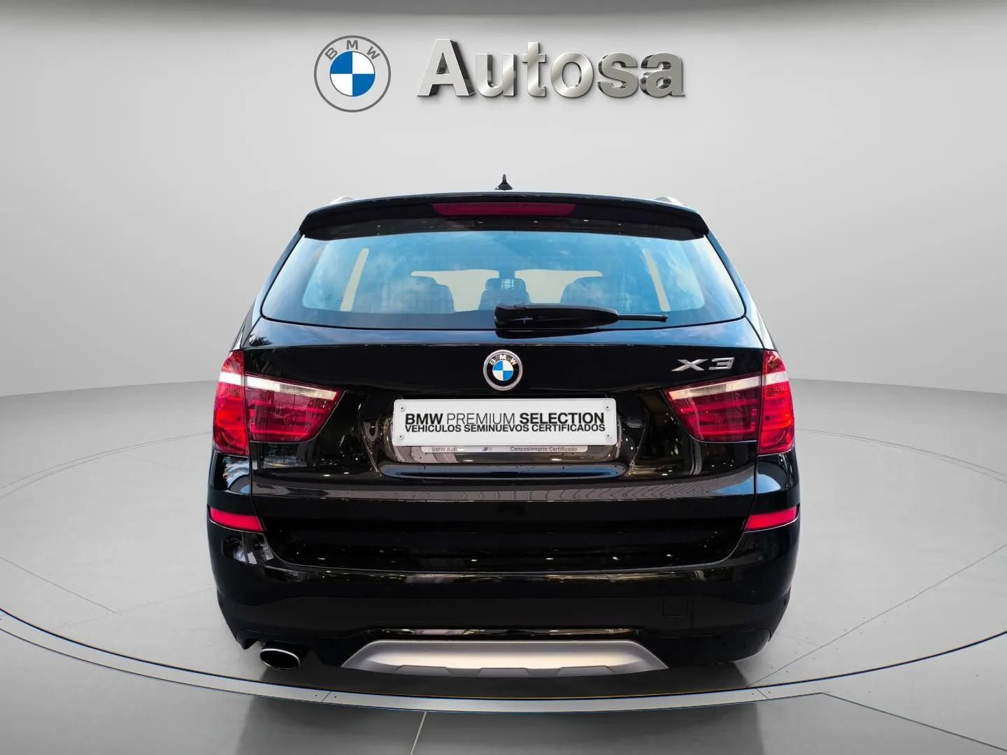 BMW X3 xDrive20d color Negro. Año 2017. 140KW(190CV). Diésel. En concesionario Automóviles Oviedo S.A. de Asturias