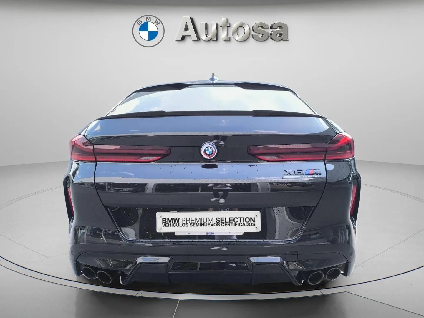 BMW M X6 M color Negro. Año 2022. 441KW(600CV). Gasolina. En concesionario Automóviles Oviedo S.A. de Asturias