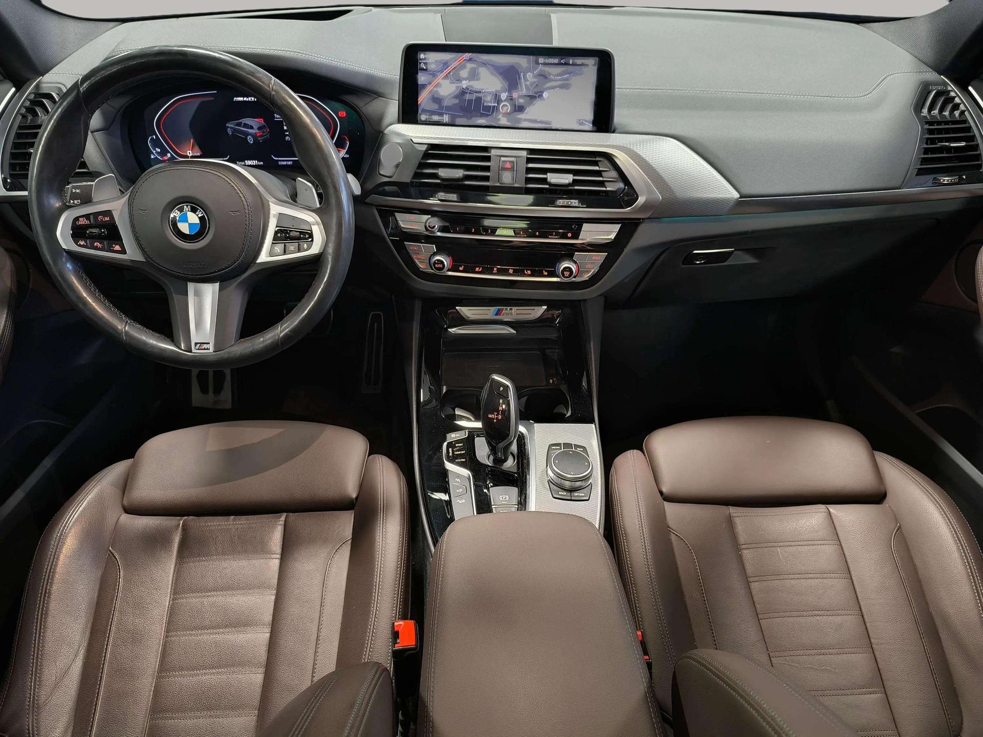 BMW X3 M40i color Negro. Año 2020. 260KW(354CV). Gasolina. En concesionario Automóviles Oviedo S.A. de Asturias