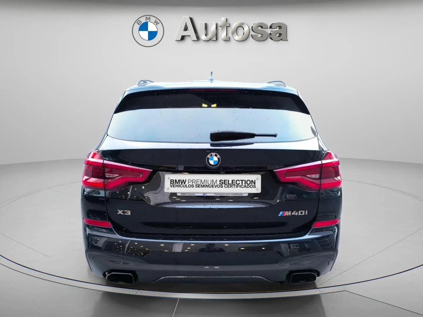 BMW X3 M40i color Negro. Año 2020. 260KW(354CV). Gasolina. En concesionario Automóviles Oviedo S.A. de Asturias