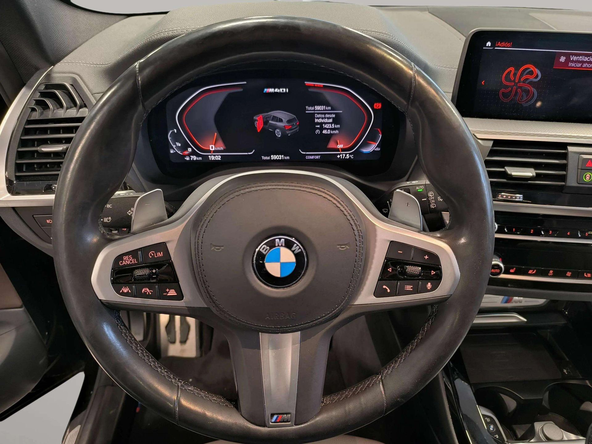 BMW X3 M40i color Negro. Año 2020. 260KW(354CV). Gasolina. En concesionario Automóviles Oviedo S.A. de Asturias