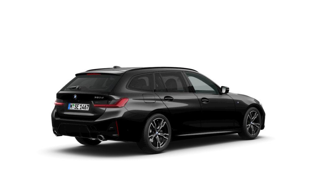 Fotos de BMW Serie 3 320d Touring color Negro. Año 2025. 140KW(190CV). Diésel. En concesionario Quadis Munich (Terrassa) de Barcelona