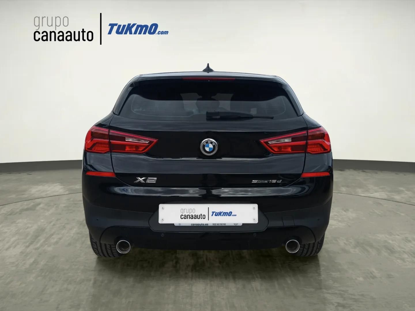 BMW X2 sDrive18d color Negro. Año 2018. 110KW(150CV). Diésel. En concesionario TACO de Sta. C. Tenerife