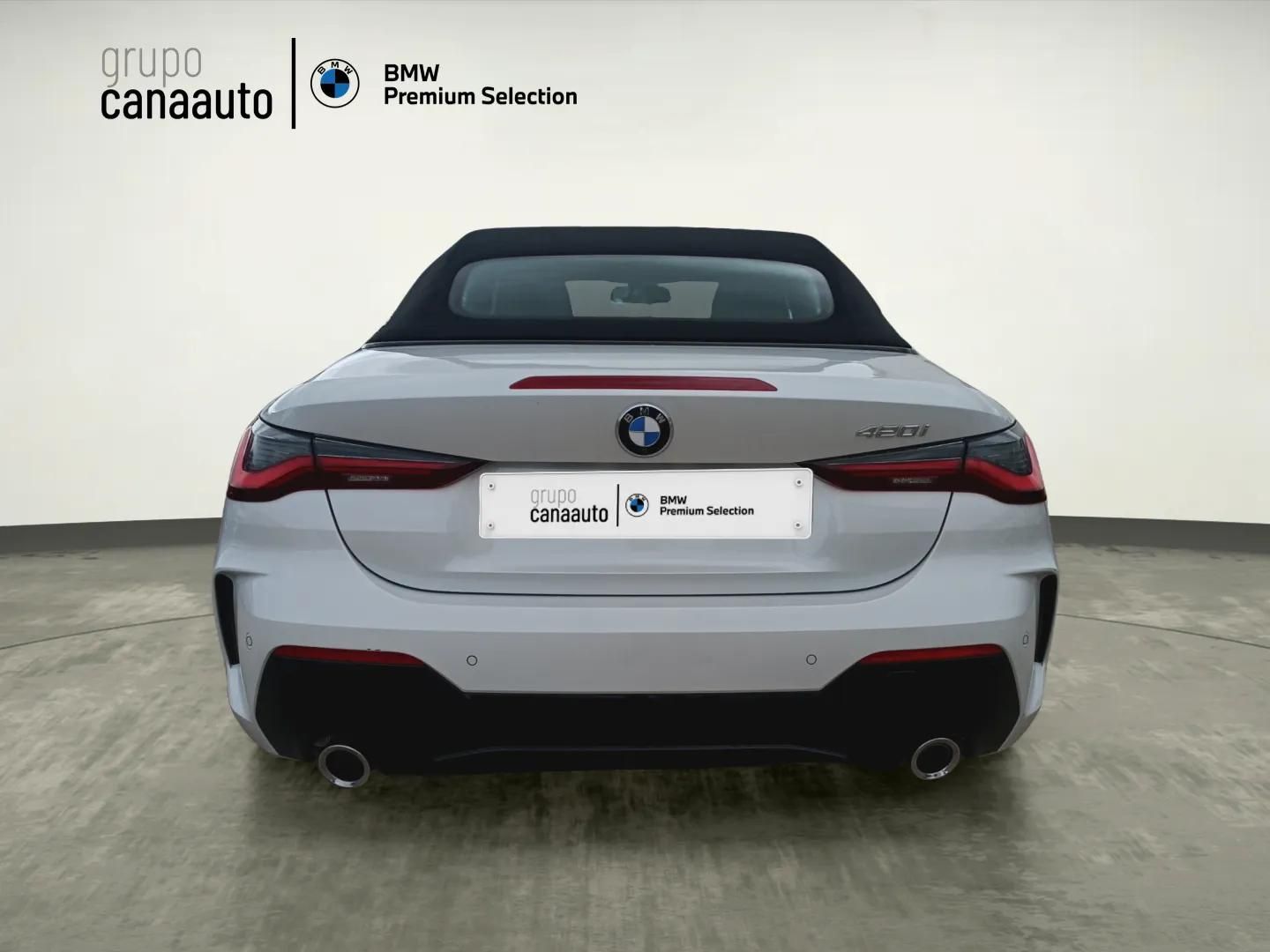 BMW Serie 4 420i Cabrio color Blanco. Año 2025. 135KW(184CV). Gasolina. En concesionario TACO de Sta. C. Tenerife