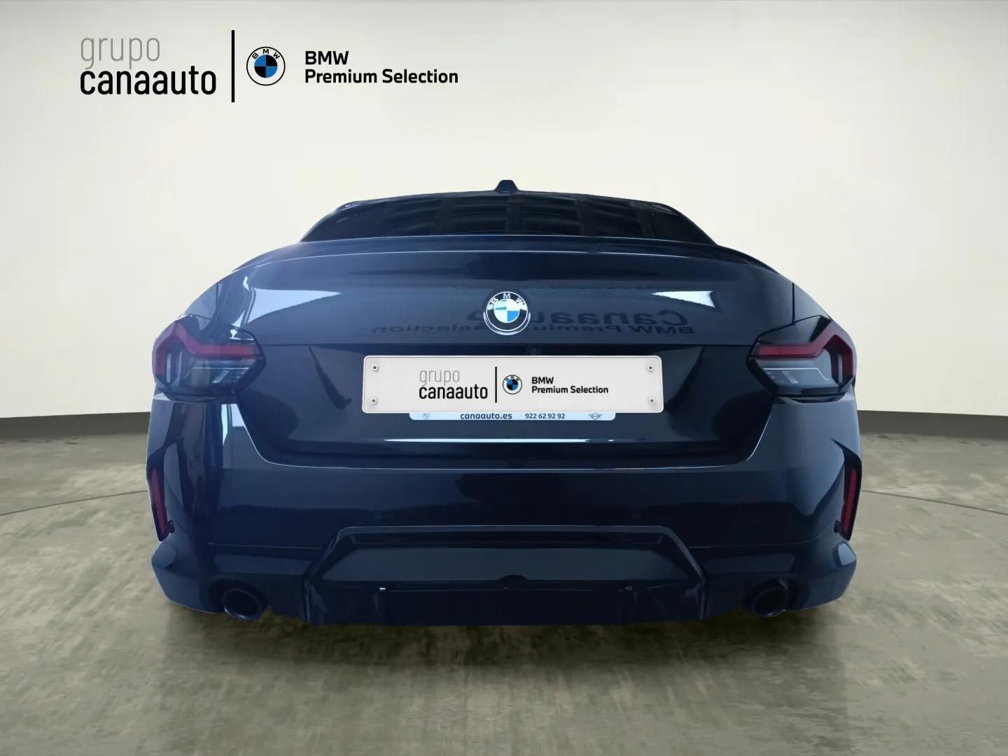 BMW Serie 2 218i Coupe color Negro. Año 2024. 115KW(156CV). Gasolina. En concesionario TACO de Sta. C. Tenerife